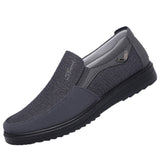 Men's Casual Shoes Breathable Canvas Casual Moccasin Non-slip Lightweight Sneakers Loafer Mart Lion   