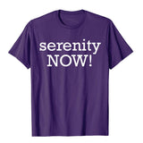  Serenity Prayer Alcoholics Anonymous 12 Step T-Shirt Cotton Men's Mart Lion - Mart Lion