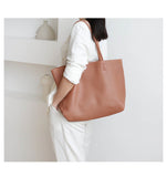  luxury Soft Genuine Leather Women Shoulder Bags Large Capacity Female Totes Bag Designer Leather Lady Handbag Casual Mart Lion - Mart Lion