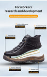 Leather Waterproof Non-Slip Soft And Safe Work Safety Shoes Men's Lightweight Breathable Boots Mart Lion   