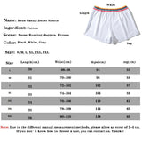 Summer Pajama Shorts Men's Casual Boxer Bottoms Underwear Home Sleep Panties Patchwork Straight Shorts Soft Breathable Underpants Mart Lion   