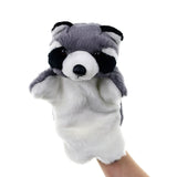 Animal Hand Puppet Cat Dolls Plush Hand Doll Early Education Learning Toys Children Marionetes Puppets for telling story Mart Lion Civet cat  