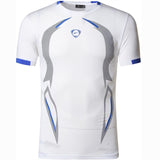 jeansian men's Designer T Shirt Casual Quick Dry Slim Fit Tops amp Tees Mart Lion LSL187-White US S 