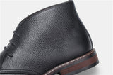 Genuine Leather  Men Boots Comfortable Ankle Leather Boots Mart Lion   