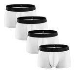 4 pcs/Lot Boxers Men's Underwear Cotton Shorts Panties Shorts Home Underpants Boxer Mart Lion white L 40-50kg 