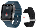 E86 Smart Watch ECG PPG Smartwatch 1.7inch HD Screen IP68 Fitness Tracker Temperature Sport For Men's Women Mart Lion Blue  