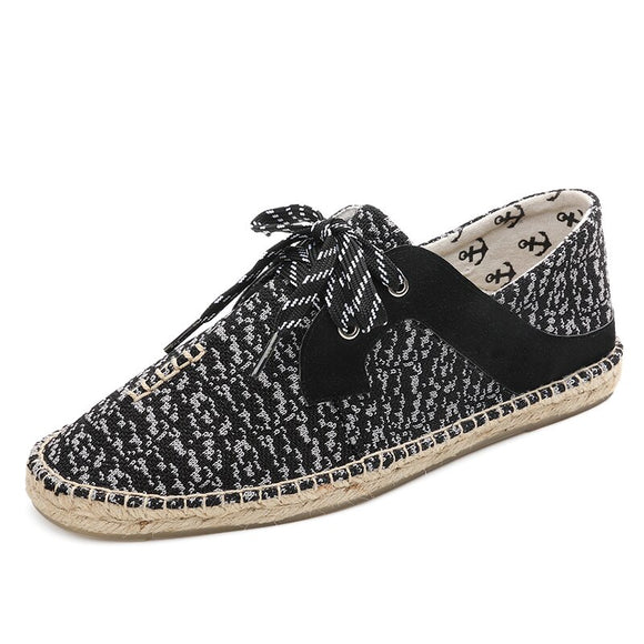 Knitting Fisherman Shoes Men's Spring Autumn Loafers Espadrilles Sneakers Trend Mart Lion   