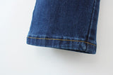 Clothes Stretch Skinny Soft Women's Basic jeans Middle Waist Trousers Elastic Slim vintage wash Denim Pencil Pants Mart Lion   