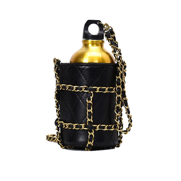 Luxury Women Water Bottle Pouch Totes ins hot style Chain shoulder bag bike mini bag purse Crossbody Bag Strap Clutch Mart Lion Default Title  