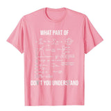  What Part Of Funny Mechanical Engineer Mathematician Cotton Men's Printed On Tops T Shirt Prevalent Cosie Mart Lion - Mart Lion