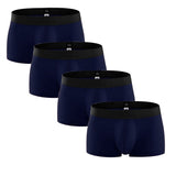 4 pcs/Lot Boxers Men's Underwear Cotton Shorts Panties Shorts Home Underpants Boxer Mart Lion blue L 40-50kg 