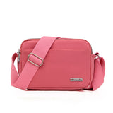 Women Nylon Shoulder Bags Crossbody Ladies Top-handle Bolsa Feminina Satchel Pouch Tote Pocket Mart Lion Pink  