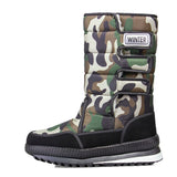 Winter Men Boots Thickened High Tube Snow Plush Warm Cotton Shoes Mart Lion Camouflage 39 