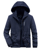 Winter Parkas Men's Warm Streetwear Casual Windbreaker Plus Velvet Bomber Jacket Detachable Hat Hooded Cotton-Padded Coats Mart Lion 2118H-Dark Blue M 