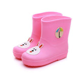 Rain Boots Kids Boys Rubber Baby Girls Waterproof Pvc Warm Children Water Shoes Cartoon Four Seasons Removable Mart Lion   