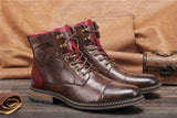  Men's Boots Comfortable Ankle Leather Mart Lion - Mart Lion