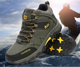 Men's Hiking Shoes Waterproof Climbing Athletic Autumn Winter Outdoor Trekking Mountain Boots Mart Lion   
