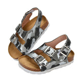  Sandals Child Footwear For Children Girls And Boys Breathable  Flats  Shoes Summer leather Mart Lion - Mart Lion