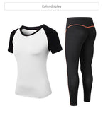 Sports Woman Sportswear Yoga Set Tracksuit For Women Leggings+Gym Top Fitness Gym Suits Sport clothing