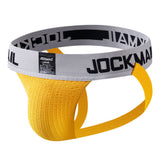 Men's Jockstrap Athletic Supporter Gym Strap Brief Jockstraps Gay Men's Underwear Mart Lion JM230YELLOW L(30-32inches) 