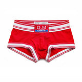Underpants Men's Underwear Mesh Ropa Interior Hombre Boxer Cueca Masculina Underwear Breathable Calzoncillo Hombre Boxer Mart Lion Red M 1pc