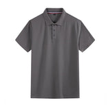 Men's Polo Shirt Clothing Summer Short Sleeve Summer Shirt Black White Cotton Polo Shirts Mart Lion   