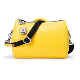 Orabird Women Bucket Bag Crossbody Shopper Purse Soft Genuine Leather Casual Large Capacity Shoulder Handbag for Ladies Mart Lion Yellow  