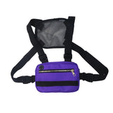 Chest Rig Men's Bag Casual Function Outdoor Style Chest Bag Small Tactical Vest Bags Streetwear For Male Waist Bags Kanye Mart Lion Purple 2 chest bag  