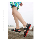 Men's Shoes Summer Water Beach Casual Sport Sandals Anti-Slip Seaside Shoes for Outdoor Swimming Mart Lion   