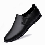 Men's Shoes Casual Summer Flats Loafers Genuine Leather Moccasins Male Slip on Driving Shoes Mart Lion   