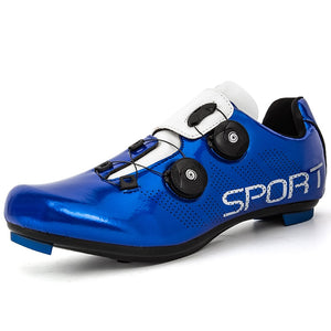 cycling shoes men's road Bicycle breathable self-locking Biking outdoor Sneakers Mart Lion   