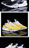 Vintage Yellow Men's Trendy Sneakers Autumn Brand Leather Casual Shoes Men Unisex Luxury Designer Platform Sneakers Mart Lion   