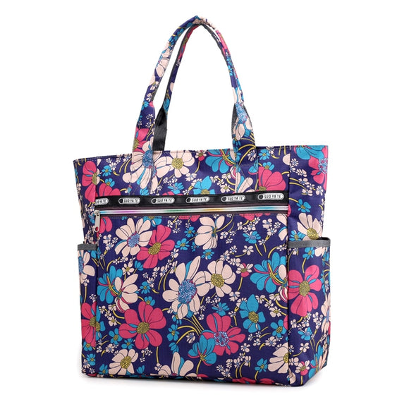  Women Shoulder Bag Large Capacity Ladies Messenger Nylon Light Handbags Floral Pattern Beach Bolsa Feminina Mart Lion - Mart Lion