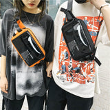 Casual Chest Bag Men's Belt Fanny Pack Nylon Outdoor Phone Pouch Crossbody Bag Street Style Unisex Waist Bags Mart Lion   