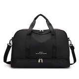 Women Handbag Nylon Luggage Crossbody Men Travel Bag Casual Ladies Shoulder Mart Lion Black  