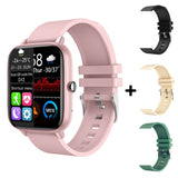 Smart Watch Men's Women Heart Rate Fitness Tracker Bracelet Watch Bluetooth Call Waterproof Sport Smartwatch For Android IOS Mart Lion add extra 3 straps 1  