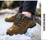 Outdoor Walking Hiking Shoes Men's Women Warm Fur Sneakers Retro Lace Up Summer Boys Footwear Mart Lion   