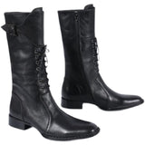 Autumn Show Luxury Men Boots Top layer leather Over the knee Leisure time Singer Youth shoes Martins Mart Lion   