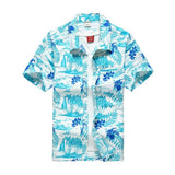 Aloha Shirts Men's Clothes Summer Camisa Havaiana Colorful Printed Short Sleeve Hawaiian Beach Shirts Mart Lion   