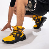 Breathable Men Safety Shoes Anti-Smashing  Anti-Piercing Lightweight Work Safety Mart Lion   