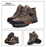 Winter Hiking Shoes Men's Outdoor Mountain Snow Boots  Anti-collision Leather Sneakers Waterproof Keep Warm Casual Boot