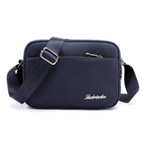 Women Nylon Crossbody Bag Shoulder Casual Tote Messenger Multilayer Female Shopping Travel Handbag Mart Lion Navy Blue  