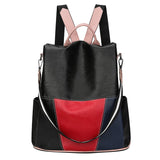 PU Leather Women Backpack Anti-Theft Travel Backpack Large Capacity School Bags for Teenage Girls Mochila Mart Lion Black China 