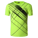 jeansian men's Designer T Shirt Casual Quick Dry Slim Fit Tops amp Tees Mart Lion LSL133-GreenYellow US S 