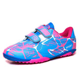 Outdoor Sneakers for Teens Blue Spike Football Shoes for Children Non-Slip Training SoccerKids Boys Botas Futbo Mart Lion PInk 166 1 28 