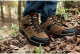 Outdoor Hiking Boots Men's Women Non Slip Lace Up Climbing Winter Sneakers Cowboy Trekking Boots Summer Mart Lion   
