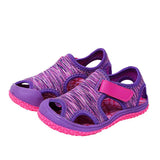 Summer Baby Boys Girls Sandals Childrens Aqua Sport Soft Non-slip Toddler Infant Shoes Kids Outdoor Beach Water Mart Lion purple 5.5 