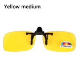 1 PC Unisex Clip-on Polarized Day Night Vision Flip-up Lens Driving Glasses UV400 Riding Sunglasses for Outside Mart Lion YLM  