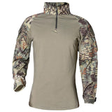 Military Tactical T-Shirt Quick-Drying Long Sleeve Camouflage Shirts Hunting Camping Hiking Tees Tops Combat Clothing