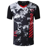 Jeansian Men's T-Shirt Tee Shirt Sport Short Sleeve Dry Fit Running Fitness Workout LSL320 Black Mart Lion LSL256-Black US S China